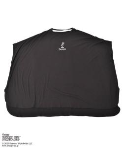 Топ-пончо, вязаный, с принтом Снупи, бренд Poppins, черный