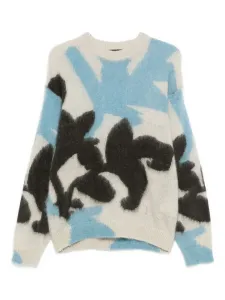 Свитер с круглым вырезом Roberto Collina, серый