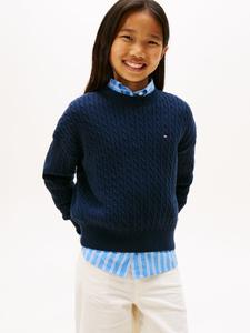 Джемпер Tommy Hilfiger CABLE KNIT RELAXED JUMPER, Dark Night Navy/Dark Blue