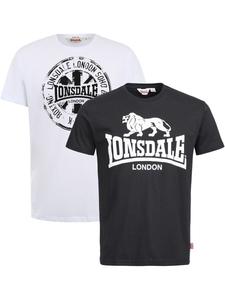 Футболка Lonsdale DILDAWN, черный/белый