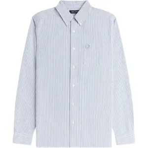 FRED PERRY Рубашка мужская Blue BLA Lapel Moderate