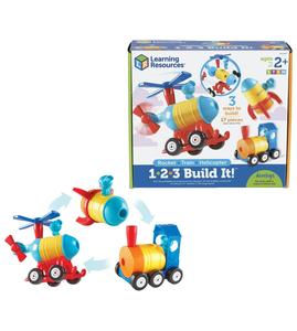 Транспортные средства, Конструктор, Ракета, Поезд, Learning Resources