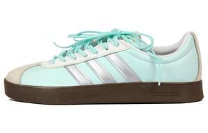 Adidas Кроссовки для скейтбординга VL COURT 2.0 с противоскользящим покрытием, унисекс, белые, зеленые, серебристые