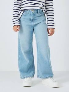 Джинсы с широкими штанинами для девочек John Lewis, Blue