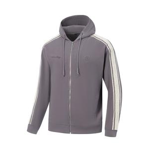 LINING Свитшоты Men's Carbon Gray Purple