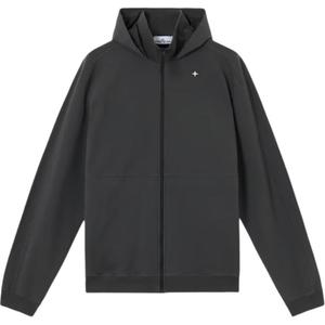 Худи на молнии STONE ISLAND, серый