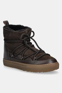 Классические замшевые зимние ботинки Inuikii, коричневый