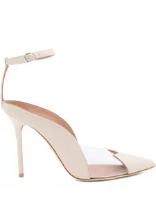 Туфли Malia 100 с ремешком на щиколотке Malone Souliers, нейтральный