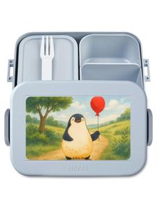 Mr. & Mrs. Panda Дизайн воздушного шара в виде пингвина от Bentobox, без слогана, пастельно-голубого цвета