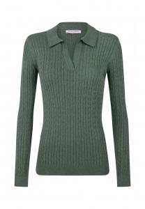 Поло Felix Hardy WITH A PATTERN AND COLLAR, Green