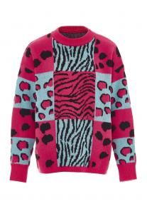 Свитер ebeeza, цвет Light blue/Pink