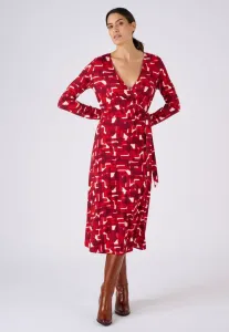 Модное платье-комбинезон с графическим дизайном Damart, Graphic Red