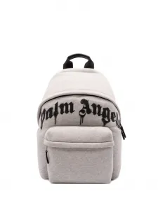 Рюкзак с принтом граффити Palm Angels, серый
