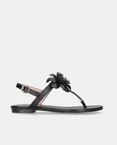 Женские сандалии Judy из мягкой кожи с цветком XL Pretty Ballerinas