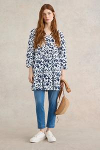 Укороченные джеггинсы Janey White Stuff, синий