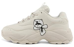 Износостойкие массивные низкие кроссовки женские Khaki Kappa, New Exotic Khaki-6300A