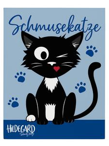 Флисовое одеяло Ralf Schmitz Cuddly Cat Hildegard 130 x 170 см синего цвета Ralf Schmitz