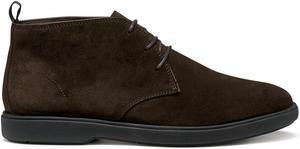 Мужские современные ботинки-анклы Geox, темно-коричневый