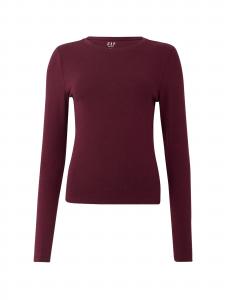 GAP Лонгслив в винно-красном цвете