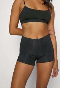 Бесшовные трусики-хипстеры из натуральной кожи Calida, Black