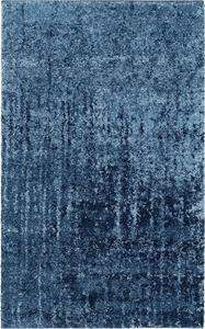 Ковер для интерьера SAFAVIEH, 61 x 92 см, Retro Collection, Light Blue & Blue, современный абстрактный дизайн, не линяет и прост в уходе, идеален для помещений с высокой проходимостью: прихожая, гостиная, спальня (RET2770-6065)