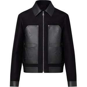 Кожаная куртка мужская черный Louis Vuitton