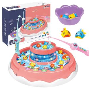 Интерактивный набор для рыбалки, подвижные вращающиеся удочки, светодиодные мелодии Inna marka