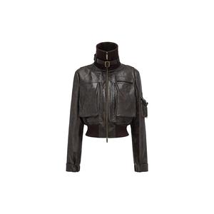 Feng Chen Wang Куртка женская тёмно-коричневая, Dark Brown