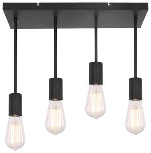 Потолочный светильник Globo черный, 45/15/34 см