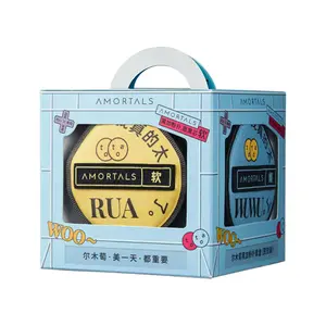 AMORTALS Black With Pink Puff Setting Air Cushion Liquid Foundation Exclusive Easy to Eat Cotton Candy Easy to Apply