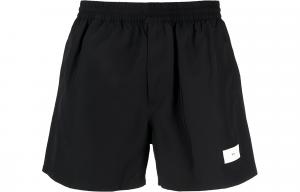 Шорты для бега с логотипом и эластичным поясом Y-3, черный