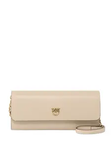 Кожаный кошелек с цепочным ремешком PINKO, нейтральный