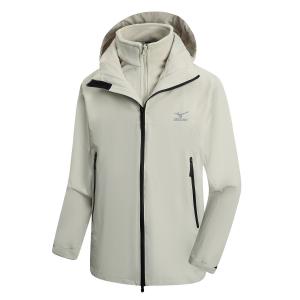 Mizuno Ветровка Unisex, Beige Rabbit White