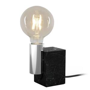 Настольная лампа Näve Gemma, алюминий/керамика - 1 пламя - серебро