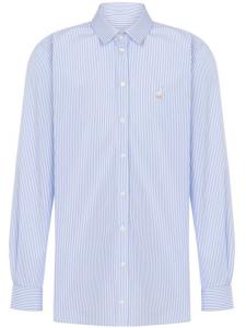 Полосатая рубашка Moschino, синий