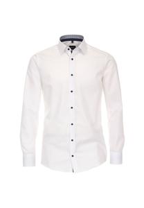 Мужская деловая рубашка однотонного современного кроя Venti