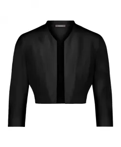 Универсальная трикотажная куртка-болеро Vera Mont, черный