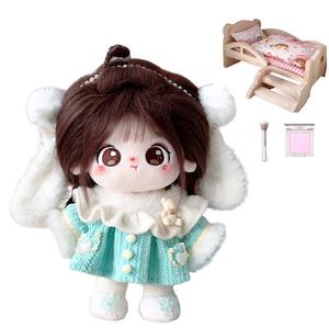 Милые ежегодные куклы Cotton Doll плюшевые куклы высотой 20 см Jinnew, зеленый