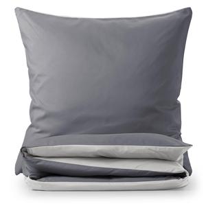 Двустороннее постельное белье Blumtal, 200x220 см, серый/светло-серый