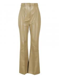 Широкие расклешенные брюки Nanushka, нейтральный