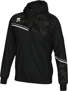 Мужская толстовка на молнии ERREA HG0H0Z07780, двухслойная отделка, боковые карманы, антистатическая функция, черный/угольно-серый/белый (размер S)