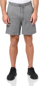 BOSS Мужские шорты Soft French Terry с тональным логотипом, Medium High Rise Grey