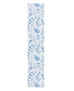 Скатерть с мистическим цветочным узором, 60 x 120 дюймов Izod, blue