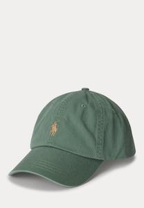 Бейсболка Polo Ralph Lauren COTTON TWILL BALL CAP UNISEX, Fatigue/Light Green