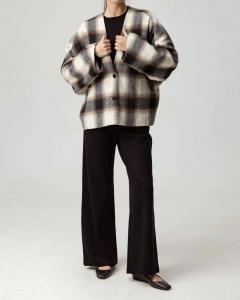 Куртка Alba в клетку пепельно-коричневого цвета sundays