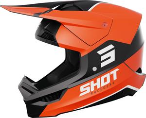 Мотокроссовый шлем Shot furious bolt, Orange/Black