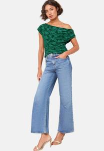 Блуза Friends Like These REGULAR FIT OFF THE SHOULDER , Teal Burnout/Blue