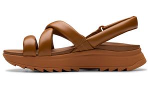 Clarks Пляжные сандалии женские коричневые