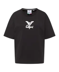Футболка оверсайз с логотипом Carlo Colucci, черный