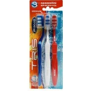 Зубная щетка Piave Tris среднего размера, Spazz
